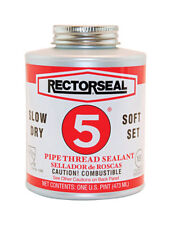 Rectorseal 25431 Thread Sealant,16 Oz.,Yellow Gas Pressure Range 2,600 psi,