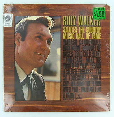 SEALED Billy Walker Salutes Country Music MONUMENT 1968 Guitar NASHVILLE SOUND - Image 1 of 2