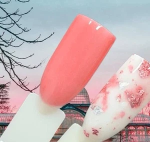 Polvo de inmersión en uñas Sparkle & Co co co co coral sólido coral - Imagen 1 de 5