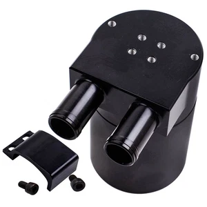Aluminium 200ml Oil Catch Can 19mm Double Baffled for BMW N54 135i 335i 535i - Picture 1 of 12