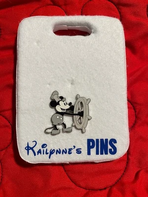 Disney Parks Mickey Mouse Booster Collection-Steamboat Willie Trading Pin 41386 - Image 1 of 2