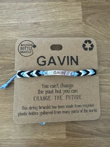 "GAVIN” Brand New Recycled Bottle Bracelet - Free Shipping - Picture 1 of 2