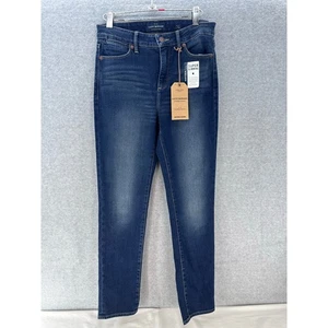 Neu mit Etikett Lucky Brand Damengröße 6/28 Hayden Skinny superschlank Stretch dunkel Denim - Bild 1 von 10