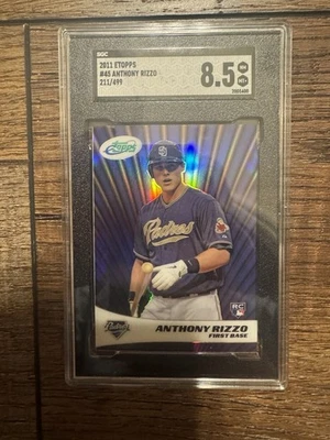 2011 eTopps Anthony Rizzo /499 (RC) Topps SGC 8.5 - Image 1 of 3