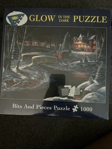 Bits and Pieces 1000 Piece Glow in the Dark Puzzle Brand New Sealed - Picture 1 of 5