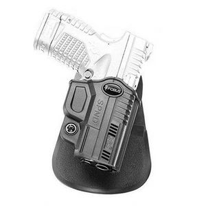Fobus Passive Rentention Evolution Springfield XD-S Paddle Holster Black - SPND - Picture 1 of 1