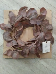 Herz und Hand mit Magnolie 12 Zoll künstlicher Kranz Herbst Blätter  - Bild 1 von 2