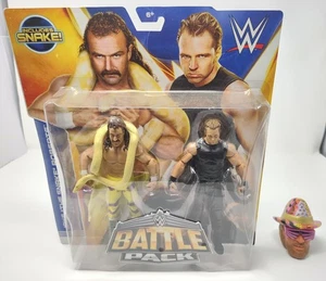 WWE Jake "The Snake" Roberts & Dean Ambrose Battle Pack 2014 Mattel WWF - Imagen 1 de 6