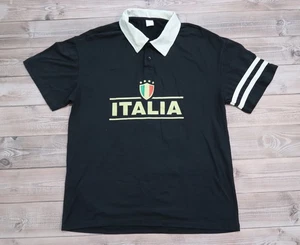 Camiseta de fútbol vintage Italia camiseta de fútbol ITALIA polo Y2K, para hombre talla M - Imagen 1 de 17