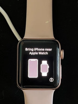 Apple Watch Series 3 38mm Rose Gold Aluminum GPS – Works, Scratches - Image 1 of 4