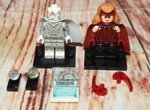 Lego Marvel Scarelt Wanda + Vision Minifigure Set #76031 - Picture 1 of 18