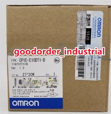 Controlador Lógico Programable Omron CP1E-E10DT1-D Genuino Nuevo En Caja Foto 1 de 4