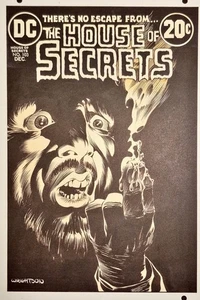 House of Secrets #103 Bernie Wrightson Original Kunstdruck gerahmtes Cover Poster - Bild 1 von 1