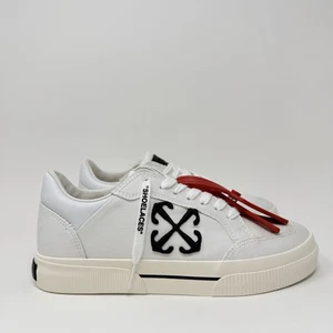 Off-White Vulcanized Men's Sneakers Size 40 EU / 7 US White Black - Picture 1 of 10