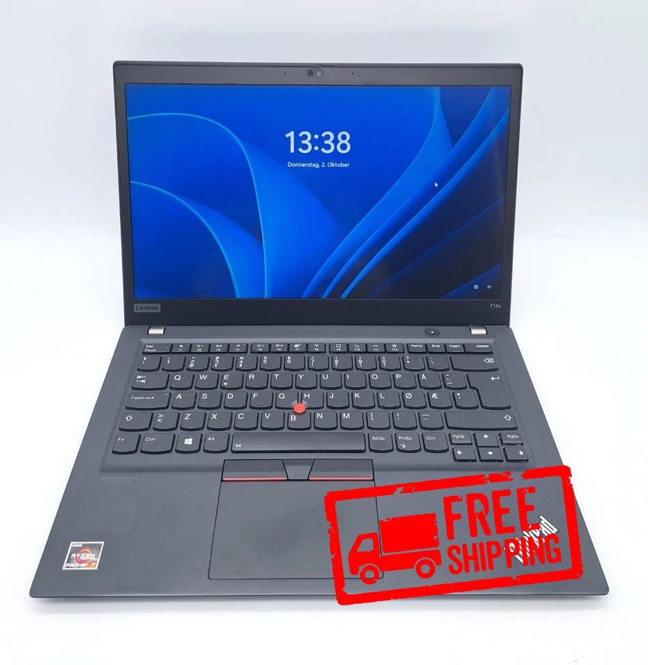 Laptop Notebook Lenovo ThinkPad T14s Gen1 512GB SSD R7 PRO 4750U 16GB RAM - Bild 1 von 4