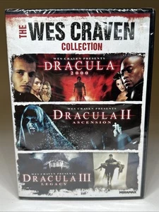 Dracula 3 Movie Collection DVD Wes Craven Collection New Sealed - Picture 1 of 2