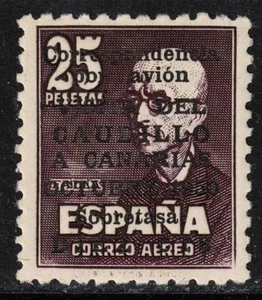 Spagna Visita Del Caudillo A Canarie 1090 Anno 1951 MH - Picture 1 of 1