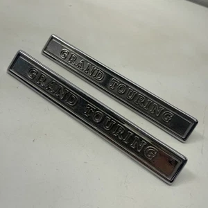 1971 72 73 Ford Torino Grand Touring Interior Door Panel Emblems Nice j3 - Picture 1 of 6