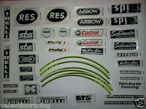 Set Aufkleber Decals (Aufkleber) Movistar Motorradverkleidungen Orig. Honda CBR - Bild 1 von 1