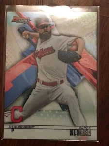 2018 Bowman's Best Base #61 Corey Kluber Indians - Picture 1 of 2