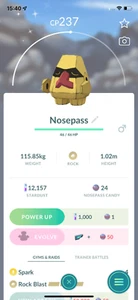 Pokemon TRADE - Shiny Nosepass Trade ! 30 Days Friendship Bonus !!! - Picture 1 of 1
