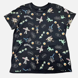 Disney Toy Story Buzz & Woody Black T Shirt Size XL NWT - Picture 1 of 2