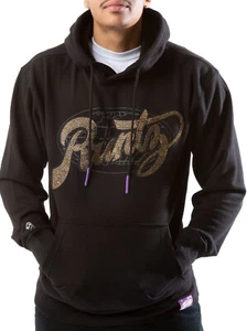 NWT Runtz Stone Script Hoodie Men Sz 2XL Black Gold $99 - Picture 1 of 4