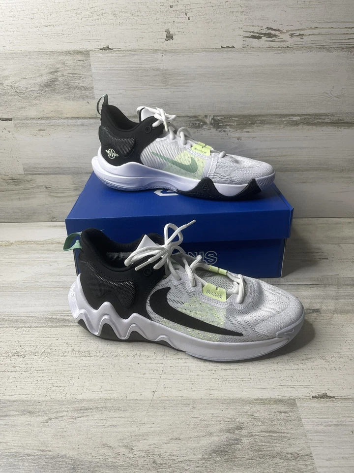 Size 7 (GS) - Nike Giannis Immortality 2 Low White Barely Volt