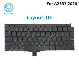 New Laptop A2337 Replacement Keyboard For Macbook Air 13" M1 A2337 2020 EMC 3598 - Picture 1 of 15