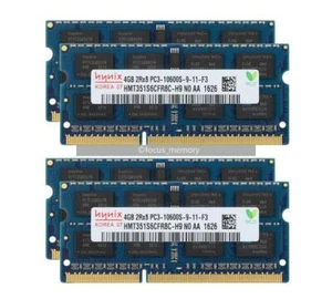 Hynix DDR3 RAM 1333MHz 16 GB 8GB 4GB 2RX8 PC3-10600S SODIMM Laptop Memory 204PIN - Picture 1 of 4