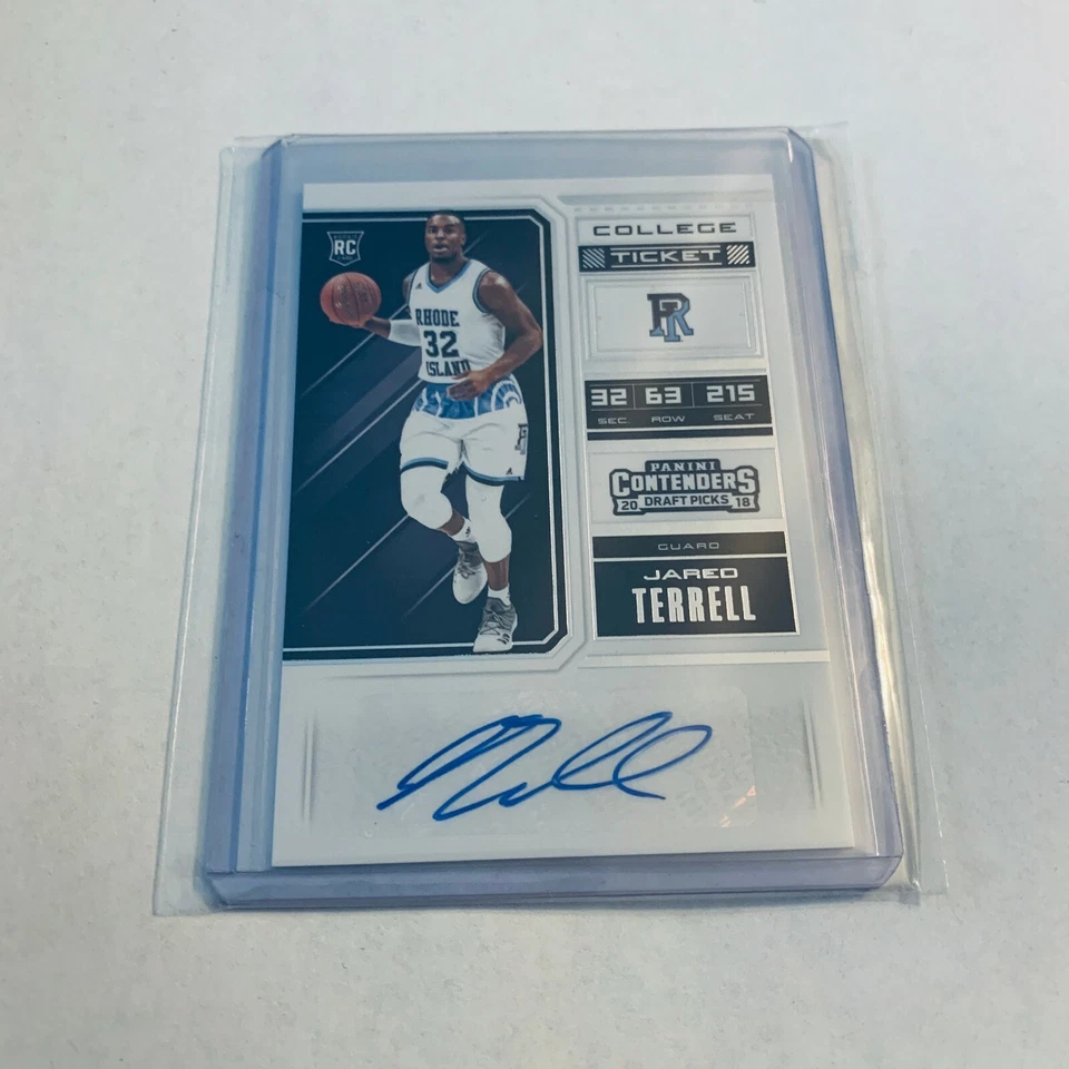 F78880 2018-19 Panini Contenders Draft Picks #99 Jared Terrell AUTO RC - Image 1 of 1