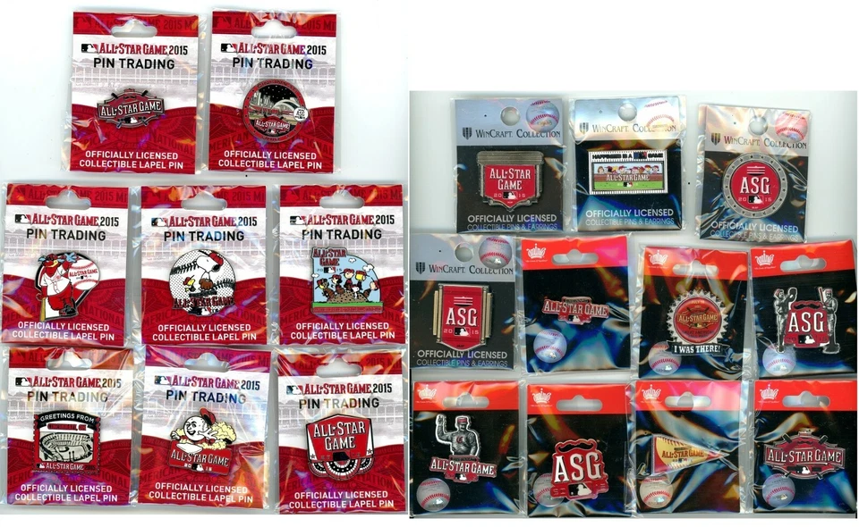 2015 MLB All-Star Game Pin Choice pins Cincinnati Reds ASG Peanuts Snoopy Mr Red - Image 1 of 1