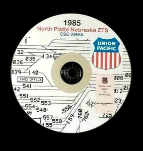Union Pacific 1985 North Platte Nebraska ZTS PDF pages on DVD - Picture 1 of 4