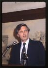 Alan Alda 1980s Candid Event Making Speech at Podium Original 35mm Transparency 