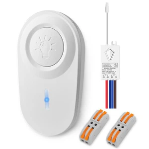 Wireless Light 240v AC Switch With Receiver IP66 Waterproof Safety Strong Signal - Picture 1 of 12