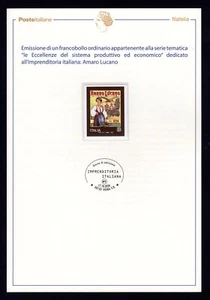 Italia 2024 : Amaro Lucano - Bollettino filatelico - Tiratura limitata - Imagen 1 de 1