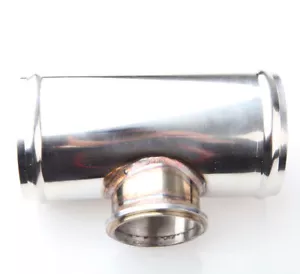 TUBO DE TUBO DE ACERO INOXIDABLE TURBO DE 3.0" 50MM VÁLVULA DE SOPLADO UNIVERSAL - Imagen 1 de 5