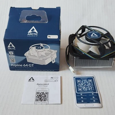 Arctic Alpine 64 GT AMD CPU Cooler for Progressive Users - FM2+ FM2 FM1 AM3 AM2 - Image 1 of 4