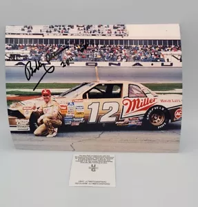Foto firmada por Bobby Allison NASCAR HOF 8X10 CERTIFICADO DE AUTENTICIDAD - Imagen 1 de 2