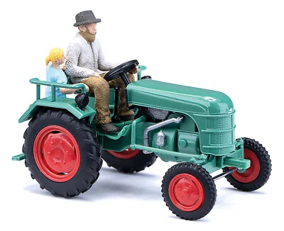 Busch 40072 Trattore Kramer KL 11 Con Agricoltore E Bambino, H0, Nuovo 2024 - Immagine 1 di 2