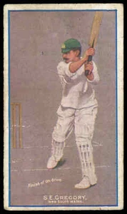 Sniders & Abrahams - 'Cricketers in Action' (c1906) - S.E. Gregory (New South... - Picture 1 of 2