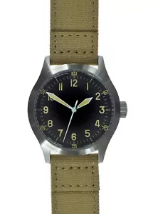Orologio MWC A-11 Classic US WW2 modello automatico militare equipaggio con 24 gioielli - Foto 1 di 15