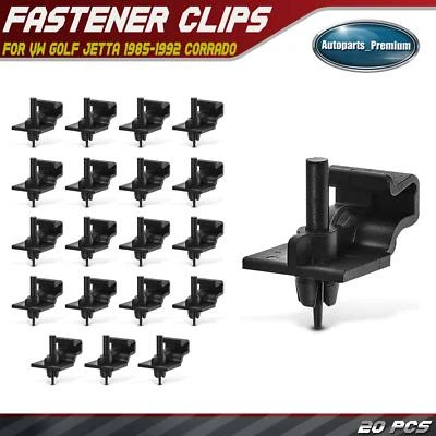 20Pcs 7.5mm Nylon Door Panel Clip Retainer for Volkswagen VW Golf Jetta 85-92 - Image 1 of 4