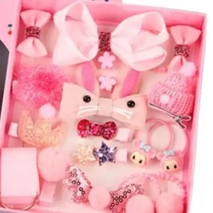18 piezas para niños bonitos niños pequeños niñas horquilla clips para el cabello pasador cola de caballo soportes para niños - Imagen 1 de 2