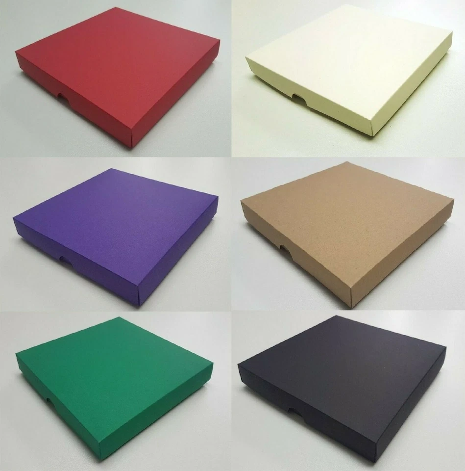 STELLA CRAFTS 7" x 7" Gift Box / Greeting Card Box / Wedding Invites - 6 Colours - Choose Qty