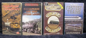 Highball over Tehachapi Chesapeake Ohio Steam Locos A Train Passes VHS Video x4 - Imagen 1 de 10