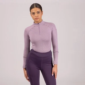 Shires Aubrion Revive Damen Winter Baselayer - Mauve | angeraut, thermoreguliert - Bild 1 von 8