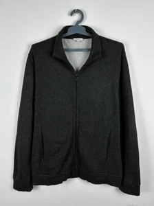 Reiss Luxury Viscose Full Zip Sweatshirt Grey Size XXL - Picture 1 of 8