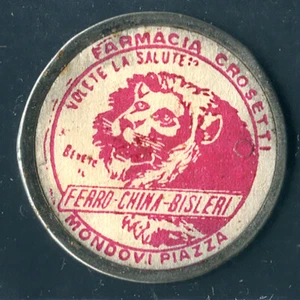 Farmacia Crosetti Leone (rosso magenta) Gettone di necessità - Picture 1 of 2