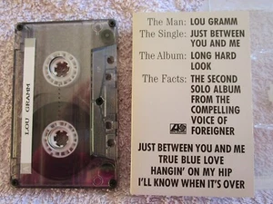 Lou Gramm Just Between You And Me True Blue Love 4 track Promo Tape Cassette - Picture 1 of 3